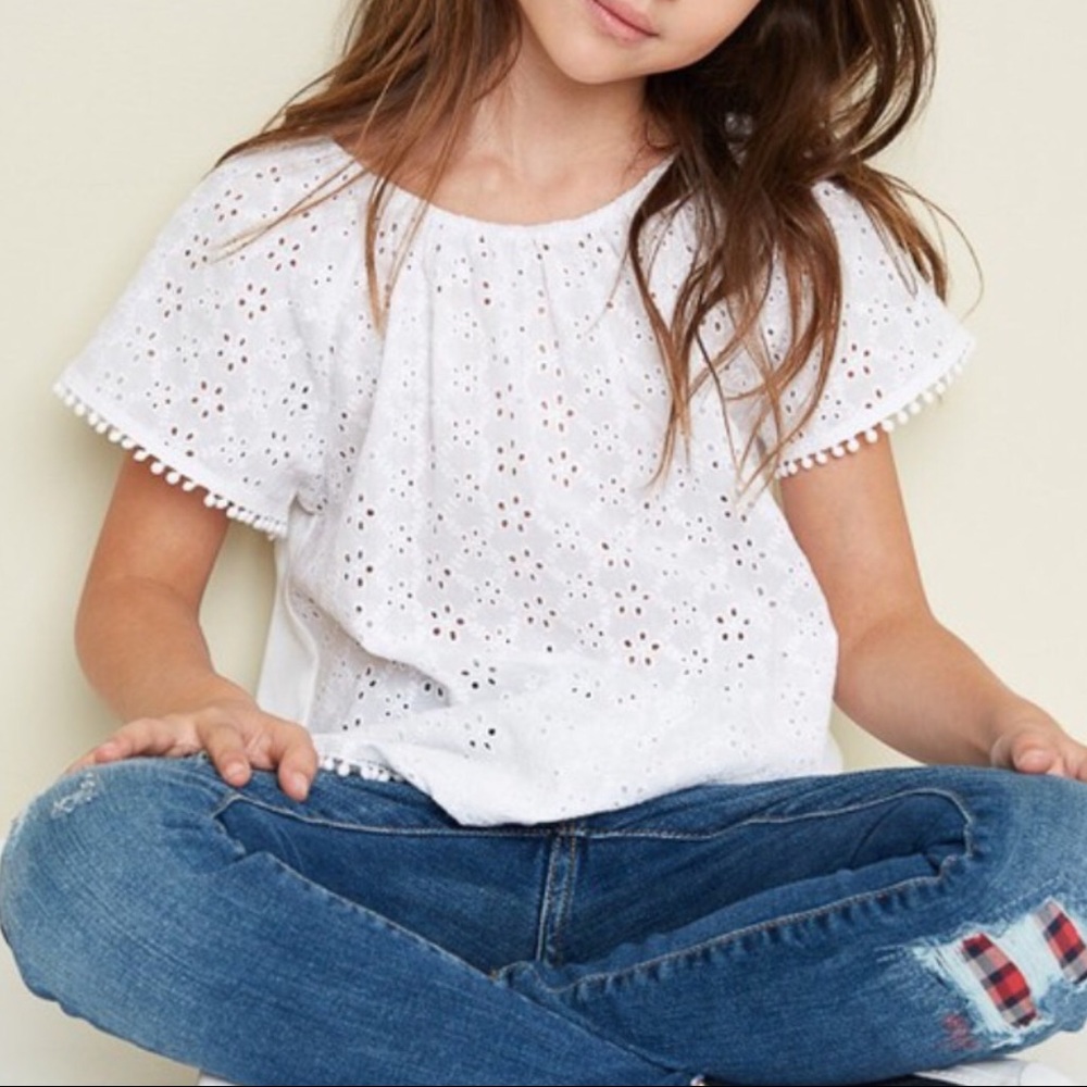 Brand new girls boutique top, white off shoulder